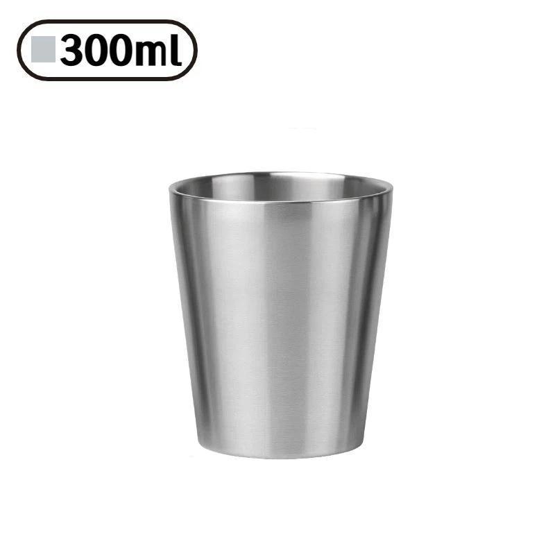 260/300/350/450 ml Nerezové Prémiové Pohárky na Pití Nerozbitné Udržující Chlad Pro Pikniky Domácí Večírky Denní Použití