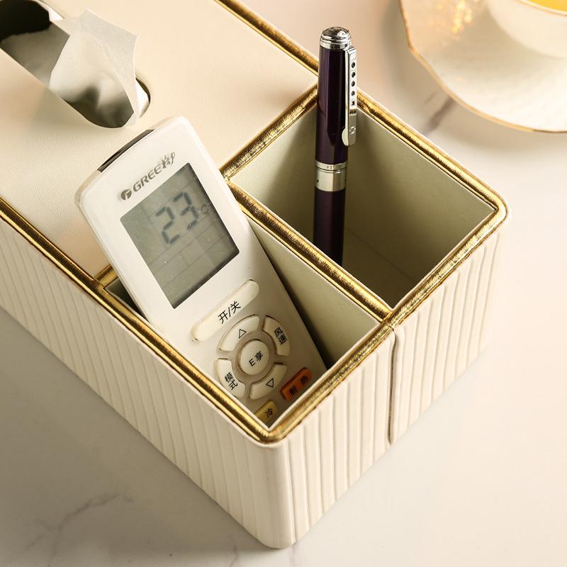 Boîte à mouchoirs salon haut de gamme, boîte en papier Simple et moderne, Table basse créative, boîte de rangement avec télécommande de bureau