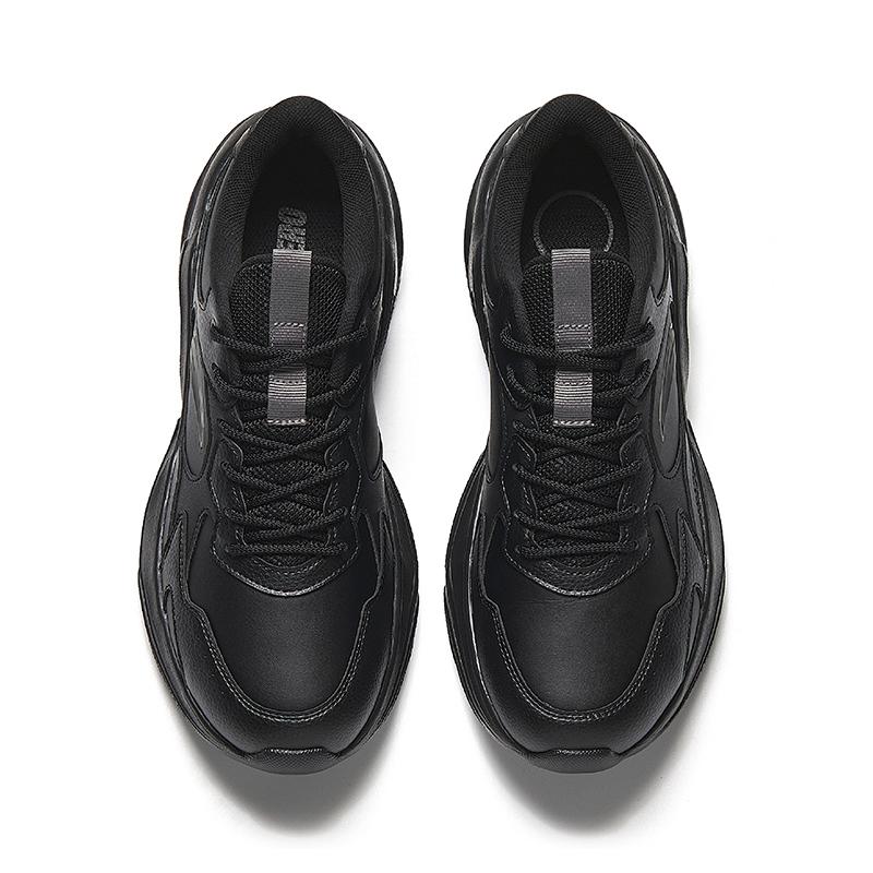 Anta Little Millennium Trendy Comfortable Wear-Resistant Breathable Low-Top Casual Shoes Men Casual Shoes Black 912538826-4