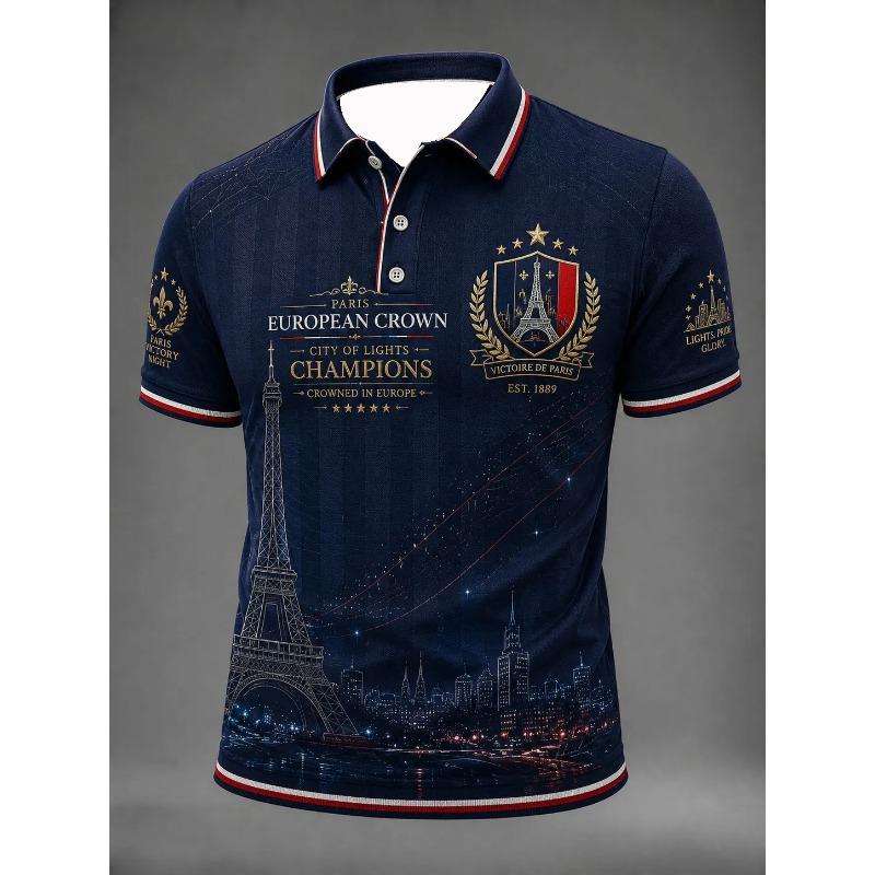 Fans Football Polo Shirt - Print - Comfortable and Breathable - Suitable for Both Men and Women