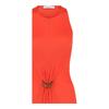 Salvatore Ferragamo Sleeveless Ribbed Maxi Dress Orange