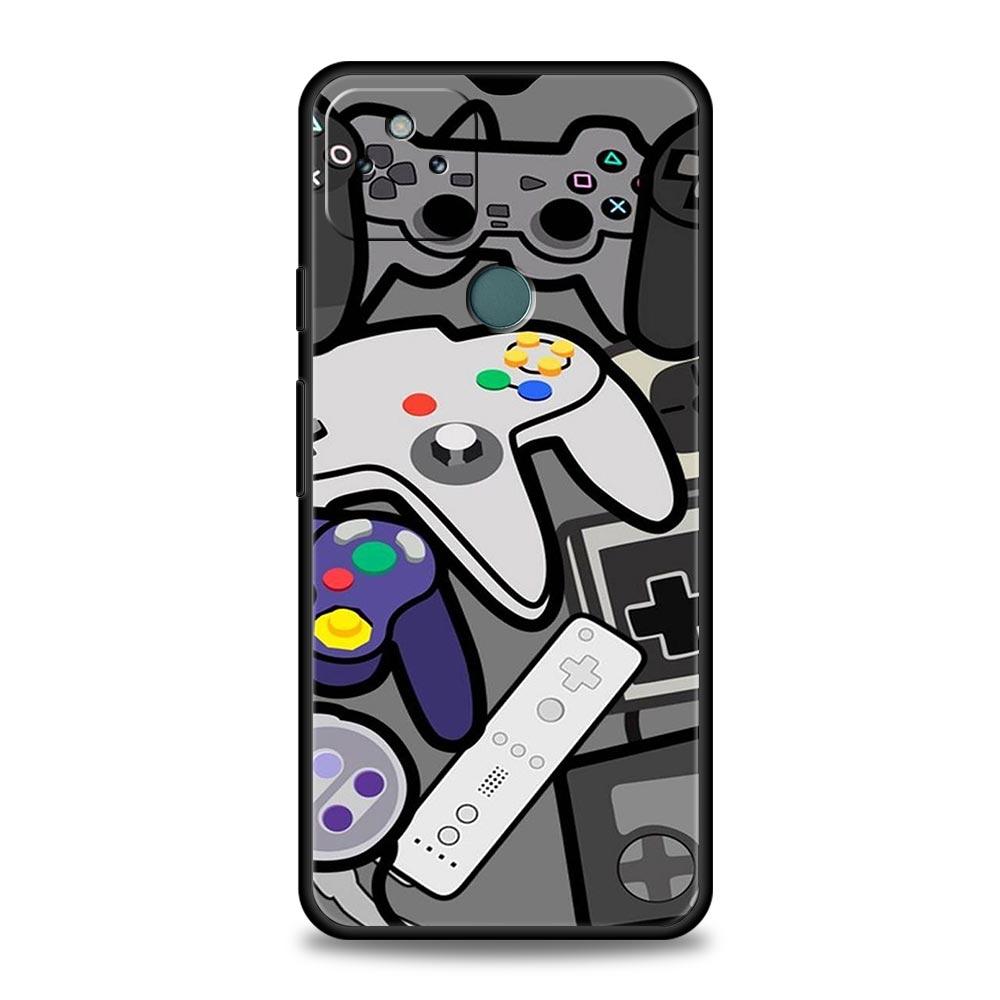 Custodia Cover per Telefono Grafica Game Controller per Google Pixel 10 9 8 7 6 9A 8A 7A 6A Pro Antiurto Morbida TPU 9 Pro XL Guscio Capas