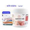 Floral Fragrance Yellowing Remover: Multi-Purpose Stain Remover & Color-Safe Bleach Powder for Laundry