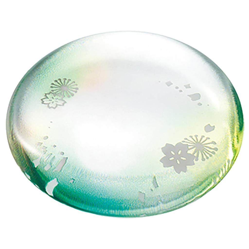Sunlife Chopstick x Sakuraka Made in Rest, Glass, 4.5 5cm, (Sweet Song) Green, Japan, O-00867