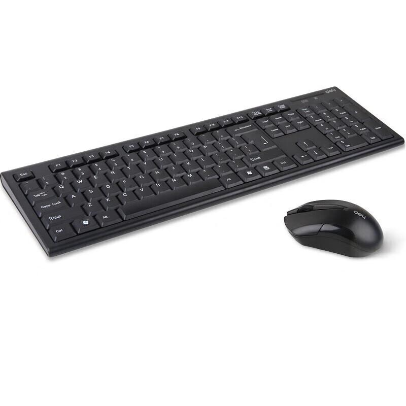 Deli Wireless Multimedia Keyboard and Mouse Combo