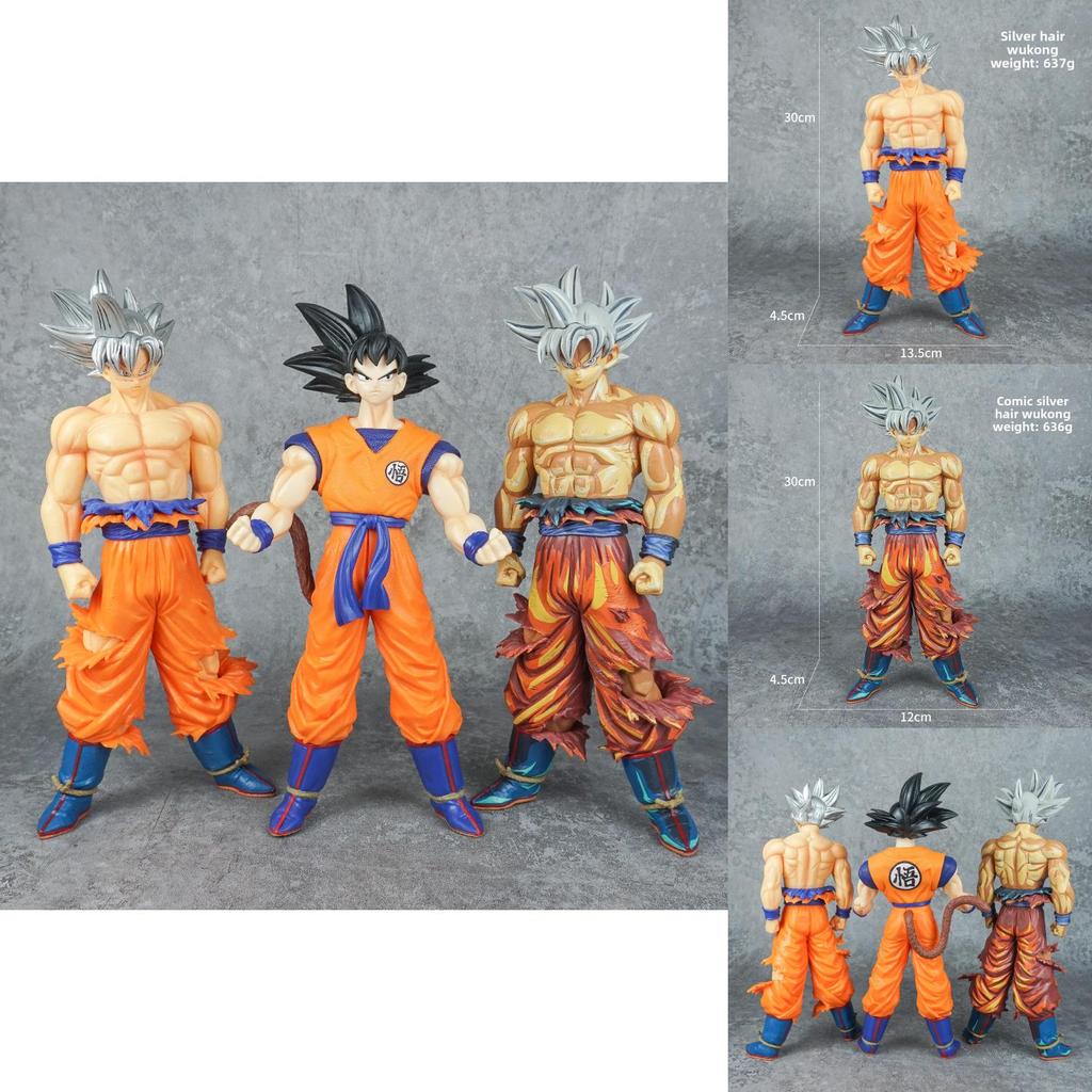 Dragon Ball Goku Super Saiyan Son Goku Pvc Action Figure With Assembly For Anime Collectors