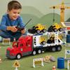 [PACZB][5] Large RC Truck + 4 Construction Vehicles (U953 + 5x B17) U953Z
