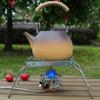 1 Stück Outdoor Tragbarer Grill Mini Edelstahl Klappbarer Gaskocher Ständer Topfgestell Grillpfannengestell Camping Zubehör