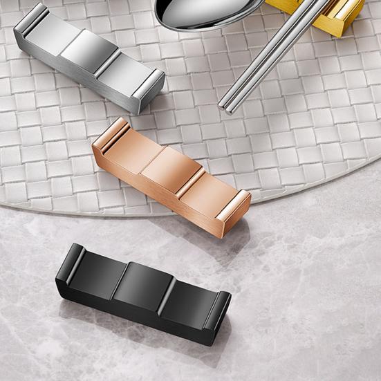 Nerezová podložka na hůlky Potravinová podložka na nože Snadné čištění Držák na příbory proti otiskům prstů ve stylu Palace