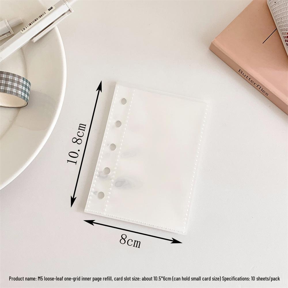Simple High-Value Mini Ring Binder Photo Album for Instant Camera Photos and Collectible Cards
