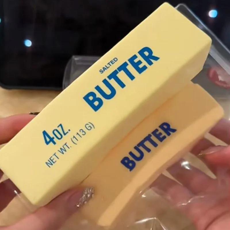 Butter Stick Squishy Plaything Gentle Rising Press Plaything Butter Bar Brick Squishy Fidget Toy Anti Stress Release Hand Relax Gift Toy