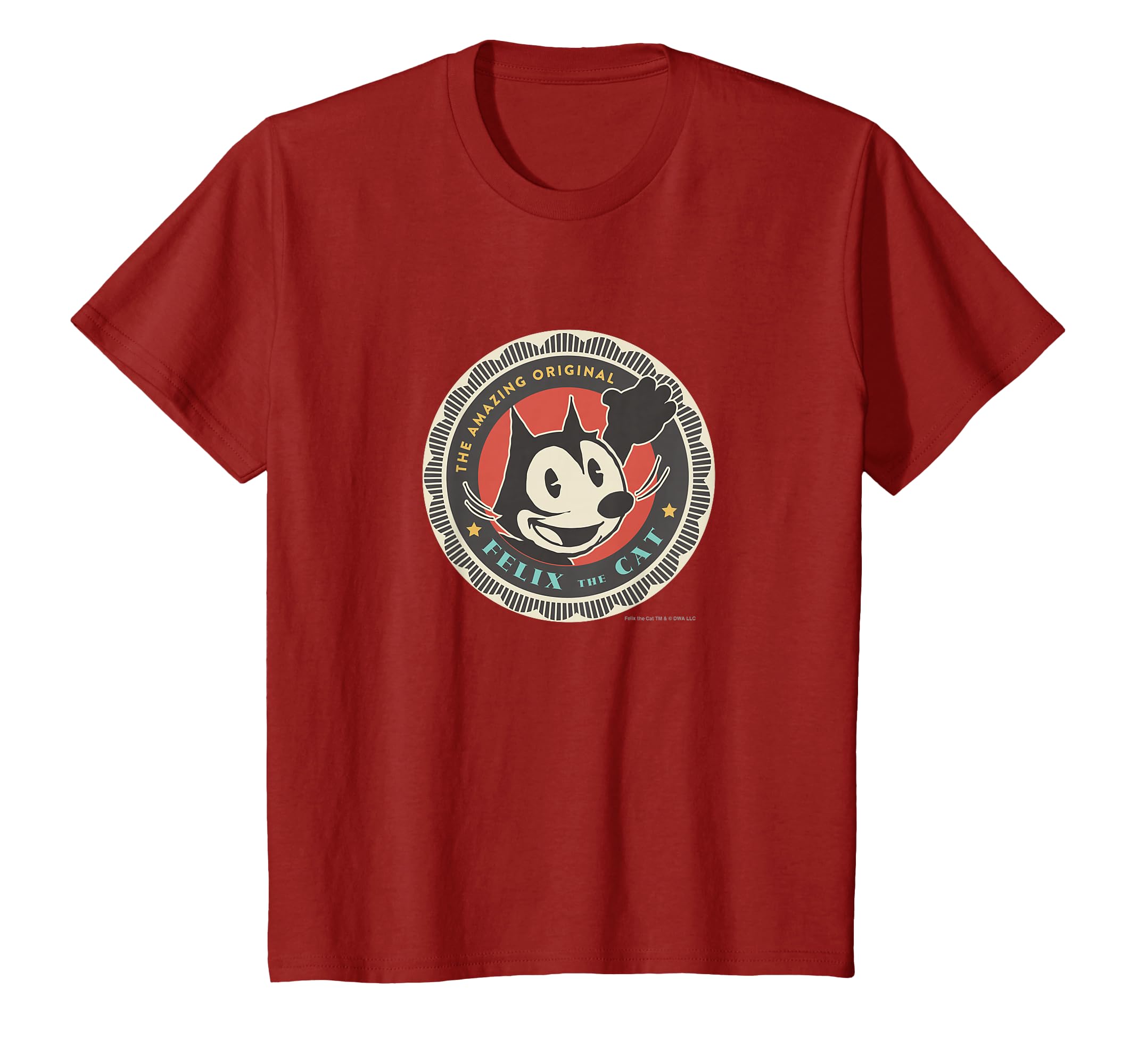 Felix the Cat Vintage Frame Illustration (Color) T-Shirt