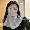 Women’s Anti-UV Breathable Ice Silk Face Mask - Sunshade and Eye Corner Protector 3D Hat
