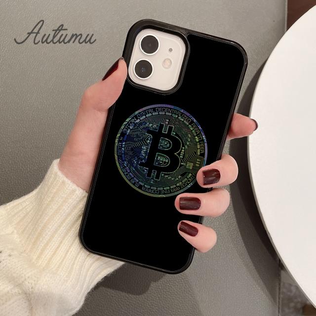 

Чехол для телефона Bitcoin для iPhone 11 12 13 14 Pro Max mini X XR XS SE 2020 5 6S 7 8 Plus Samsung Galaxy S21 S22 Cover shell Samsung S22ultra