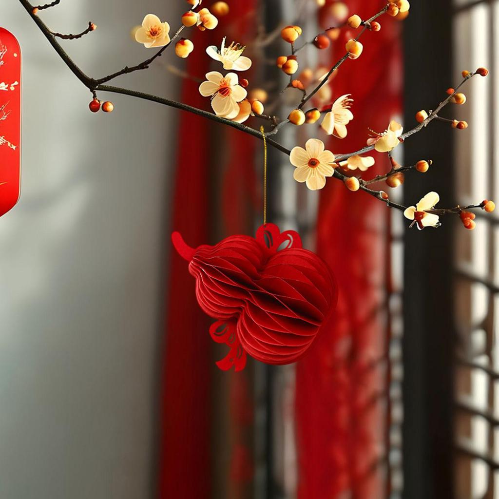 New Year Honeycomb Decoration for Party Lantern Festival Celebrations