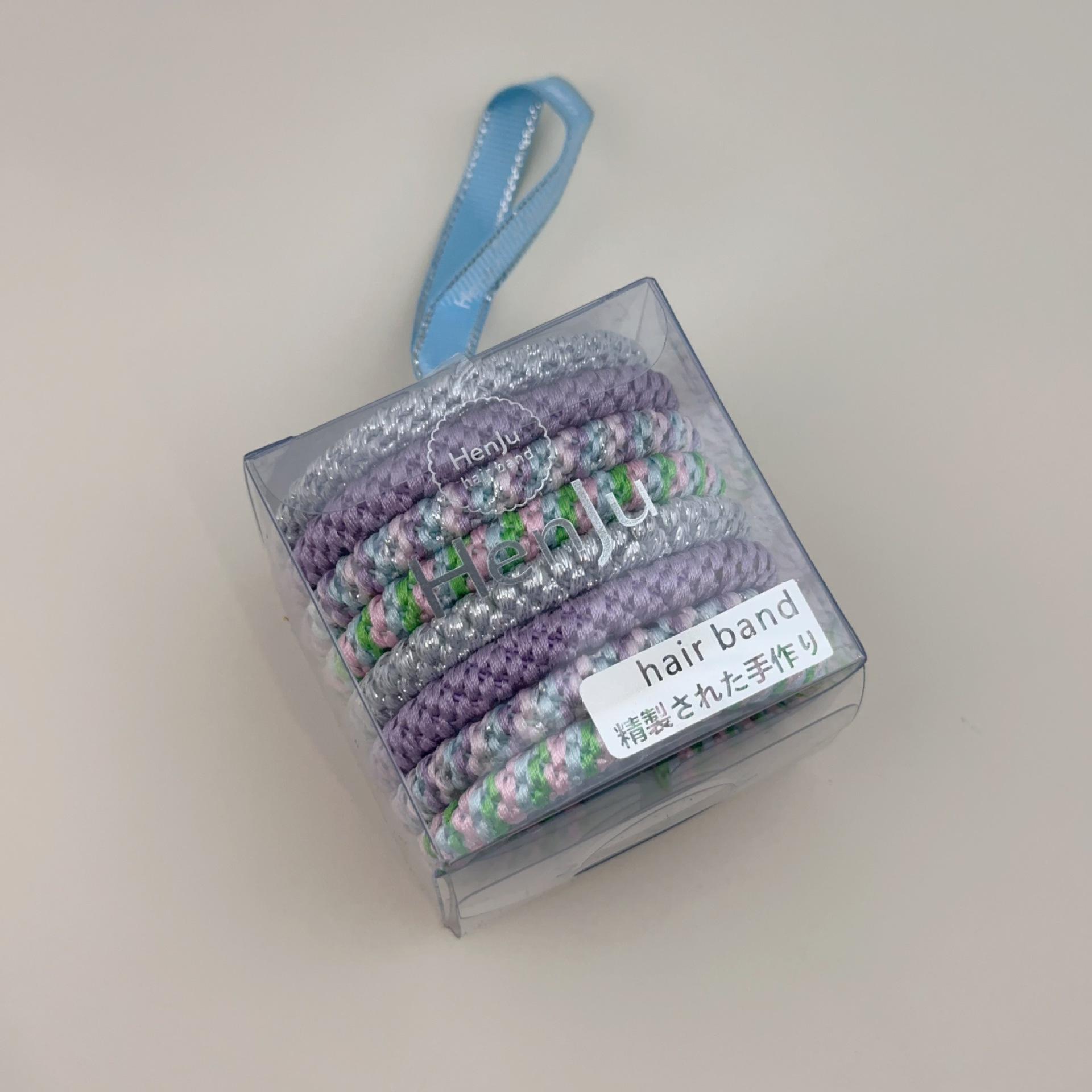 

Утолщенная плетеная резинка для волос «конский хвост» с высокой эластичностью - Простой аксессуар для волос для женщин