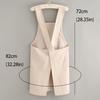 Breathable Kitchen Cooking Apron Anti Fouling Work Clothes Unisex Adult Cotton Aprons  Dining