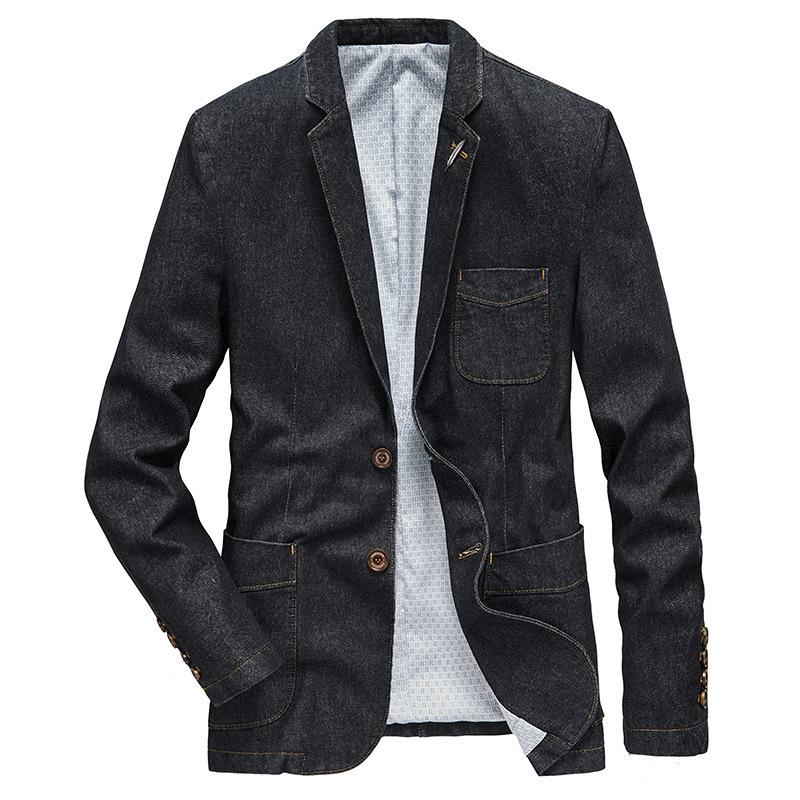 Autumn and Winter Suit New Youth Casual Denim Jacket Business Casual Suit Loose Large Size Jacket
