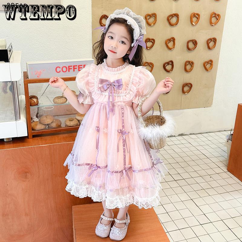 

Girl Lolita Princess Dress Summer Children s Mesh Dress Girl Birthday Dress 100