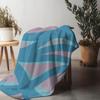 Geometric Pattern Throw Blanket Sofa Bed Cover Decorative Plush Soft Warm Bed Blanket Gift