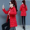 Hooded Winter Jacket Female Parka Removable Cap Cotton Coat Women's Mid-Long Korean New Loose Thicken Down Cotton Coat
