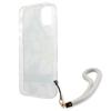 Etui do iPhone 13 mini Guess Flower Strap Zielone