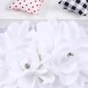 Barrette White Bridal Hair Clip Summer Wedding Hair Accessories