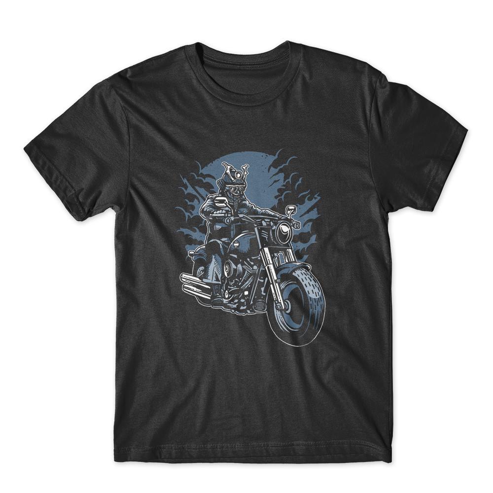 Samurai Ride T-Shirt 100% Cotton Premium Tee New S разноцветный
