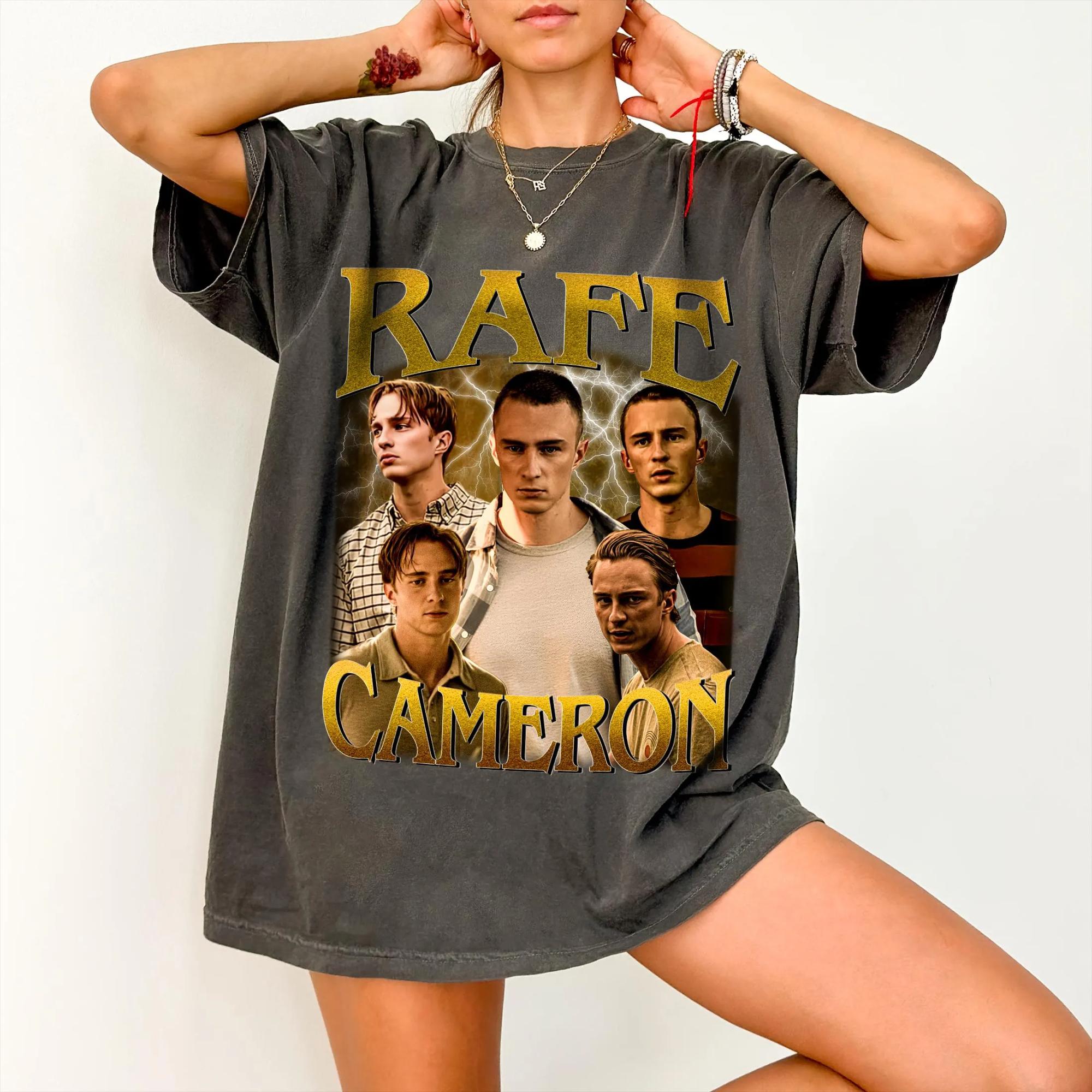 

Rafe Cameron Printed Womens Tshirt SpringSummer Fashion Trend Pure Cotton Top Neutral Round Neck Short Sleeve Tshirt S