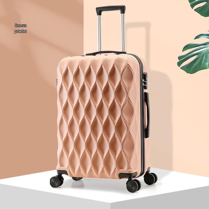 Bird s Nest Pattern Universal Wheel Luggage 24 inches