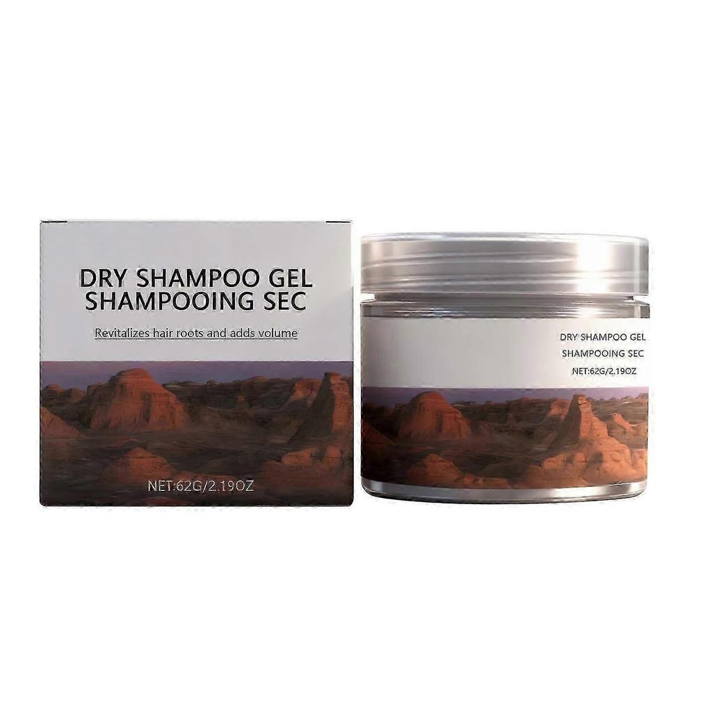 Trockenshampoo Paste, Trockenshampoo Gel, Sofort Frisches Volumengebendes Haar-Trockenshampoo, Volumengebendes Trockenshampoo, Trockenshampoo für Dunkles Haar