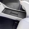 UnderConsole Tray TPE Center Console Storage Box Shallow Middle Organizer Black