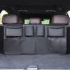 Trunk Hanging Organizers, Backseat Bag, Car Interior Accessories with 4 Pockets & 4 Mesh Pouches for Groceries