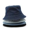 Denim Spand Hat til Mænd Kvinder Vasket Bomuld Fiskerkasket Unisex Retro Sommer Solhat