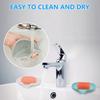 Diverter Silicone Soap Box Holder Travel Creative Home Bathroom No-Drill Water-Drain Soap Box