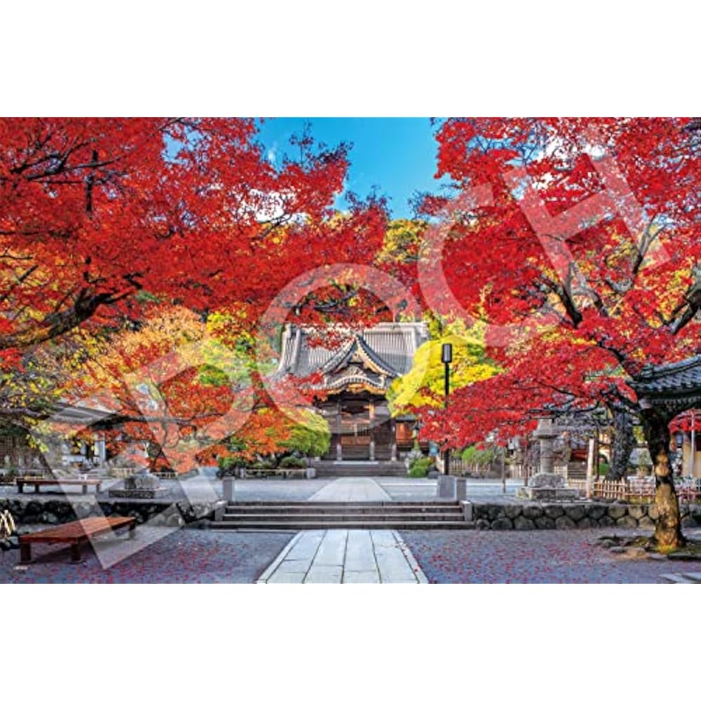 Epoch 1000 Piece Jigsaw Puzzle, Japanese Scenery, Beautiful Autumn at Shuzenji Temple - Shizuoka ...