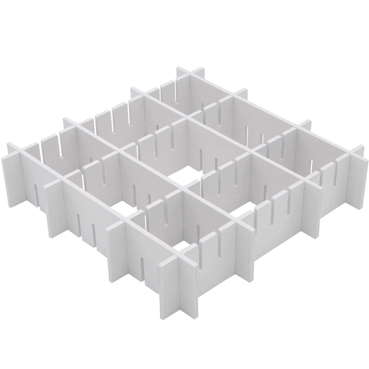 

Astro Set of 32 x 7cm Cuttable for Drawer Storage and Dividers, 8, Approx. (5mm Thick), White, Organization, 711-12 белый