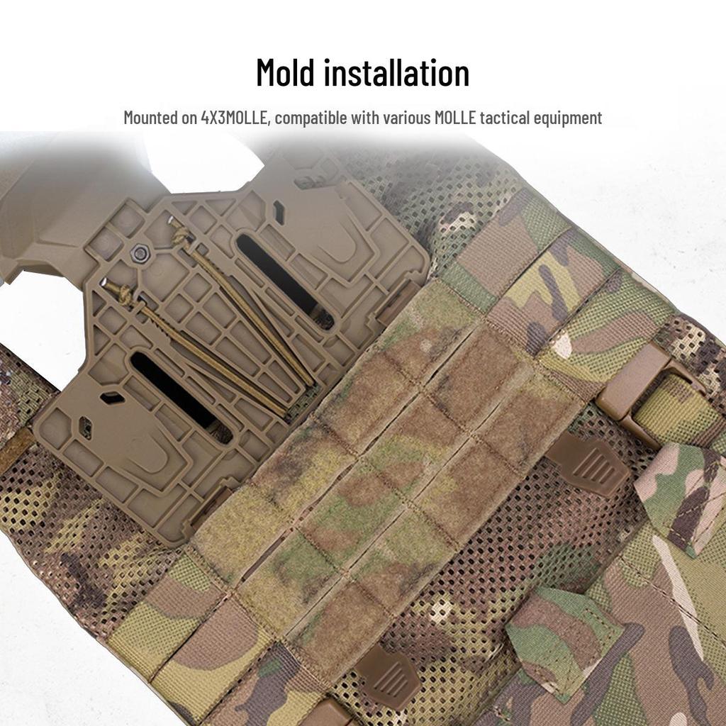 Cross-Border Tactical MOLLE Vest Phone Holder & Navigation Bracket