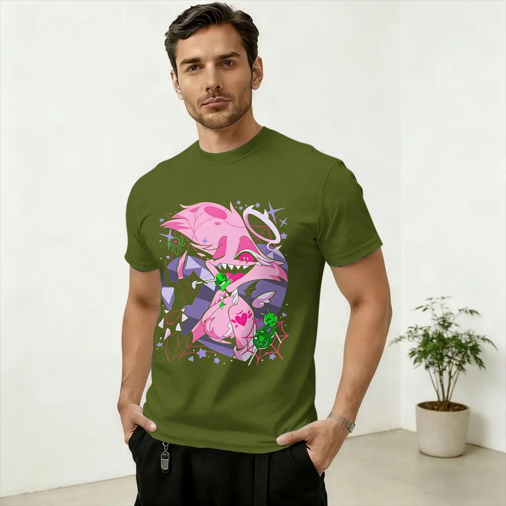 Unisex's T-Shirt Hazbins Hoteling Vox Solo Metal Awesome 100% Cotton Tees Short Sleeve T Shirt Crewneck Clothing Gift Idea