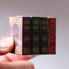 Buch Miniatur Mini Exquisit Papierpuppenhaus Arbeitszimmerszene Modell für Kinder