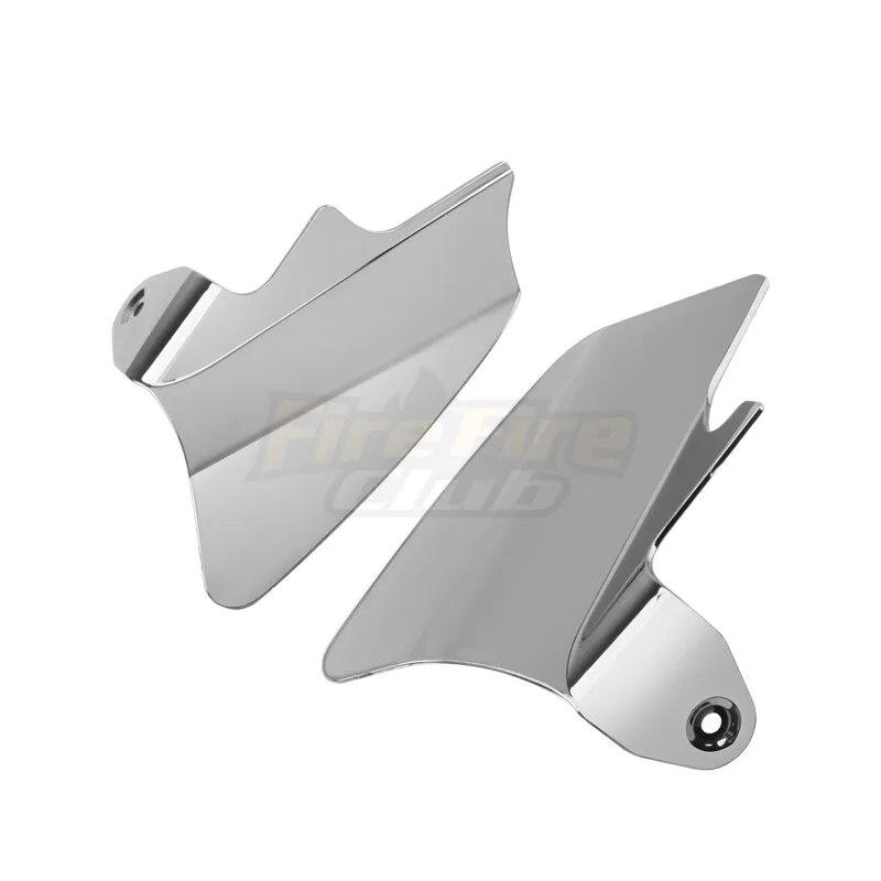 For Harley Electra Glide Road King Street Glide FLHX 1998-2007 Motorcycle Reflective Saddle Shield Mid-Frame Air Heat Deflector