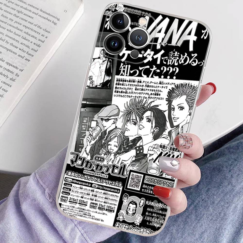 Phone Case Comics N-Nana Hot Japan For Samsung S26 S25 S24 S23 S22 S21 S20 FE Note20 Note10 Plus Ultra Edge Clear Soft TPU Cover