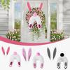 Easter Bunny Ear Butt Decoration Outdoor Yard Lawn Patio Pathway Spring Rabbit Ears Butt Garden Stake Ornament