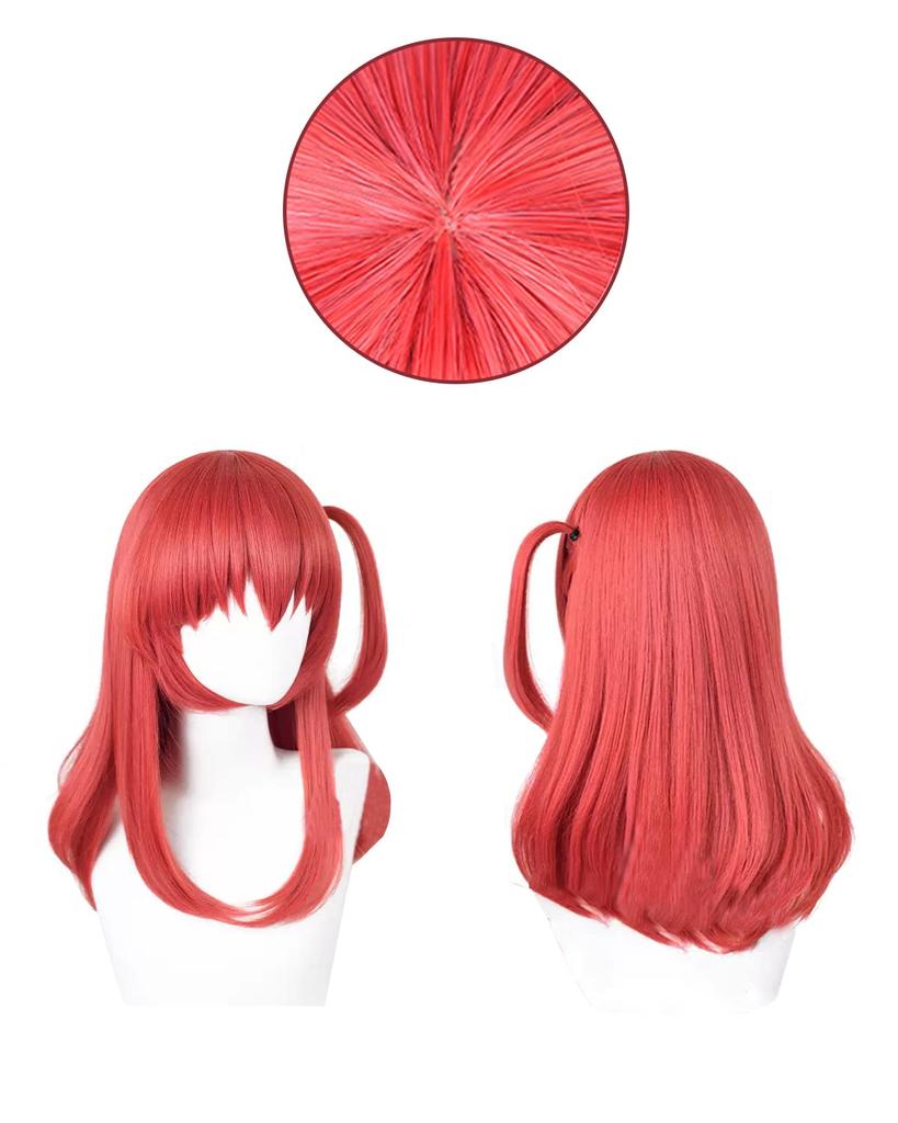 Kita Ikuyo Cosplay with Wig Guitar Vocal Bocchizarok Cosplay Costume Full Set Costume Adult Costume Cultural Festival Ikuyo Wig [Kamizu Ryohin] (Kita