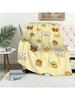 Cute Cartoon R-Rilakkumas-Es Bear Blanket Plush Nap Sofa Rug For Living Room Warm Office Bedroom Birthday Home Travel Gifts