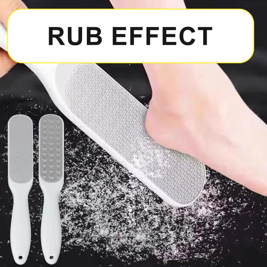 Professional Double Sided Foot File Scrubber for Removing Rough Skin Callus Remover Pedicure Tool for Women and Men