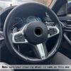 CARDAK Black Artificial Leather Steering Wheel Cover for BMW M Sport G30 G31 G32 G20 G21 G14 G15 G16 X3 G01 X4 G02 X5 G05 M5
