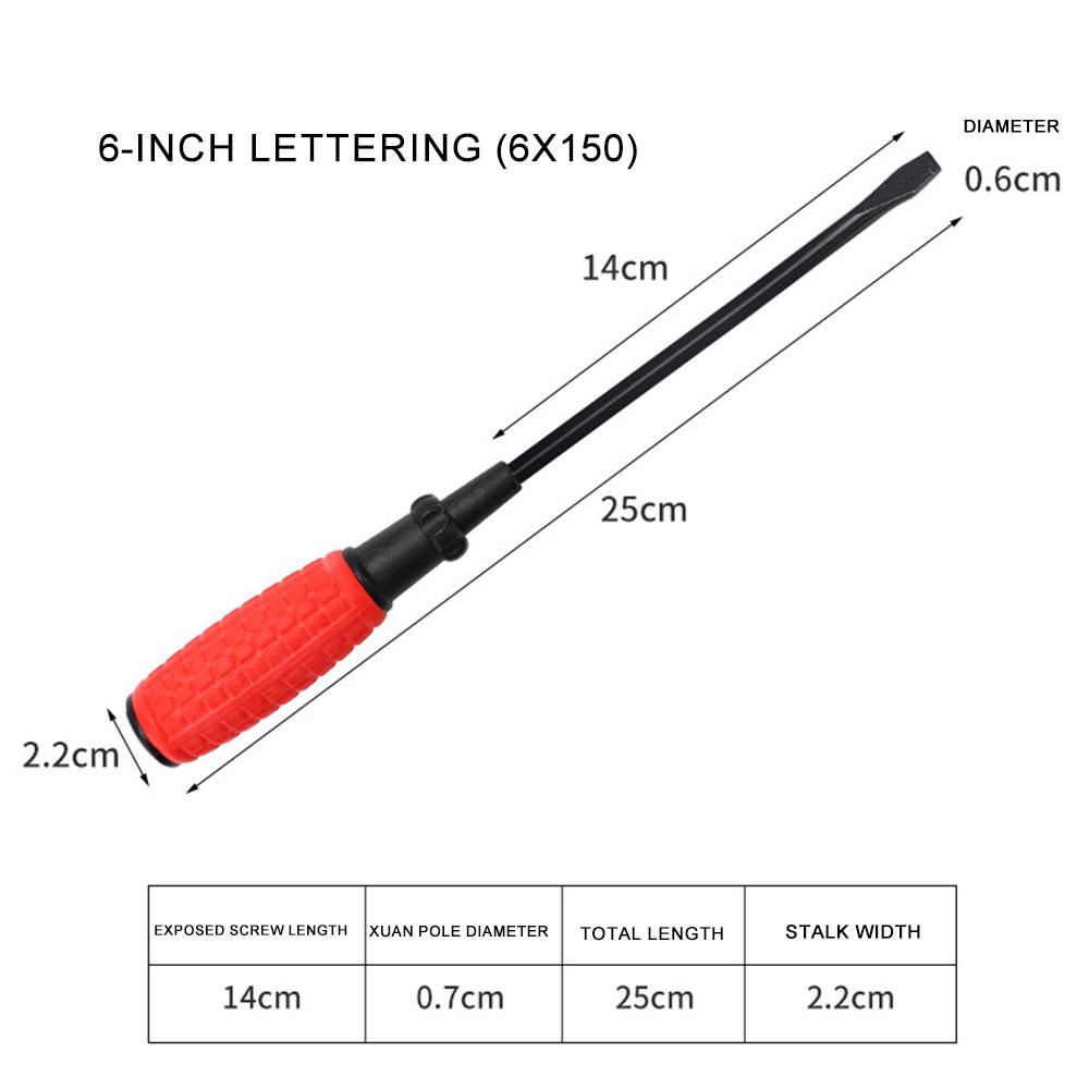 Rękojeść antypoślizgowa pokryta gumą Wkrętak krzyżakowy Mocny magnetyczny Stal 45# 2/3/4/5/6/8 cali