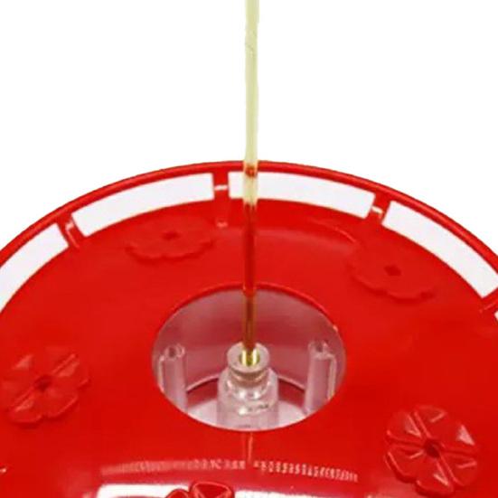 Hanging Hummingbird Feeder Garden Bird Feeder with 5 Feeding Ports Removable Lid Hummingbird Feeder for Patio Backyard