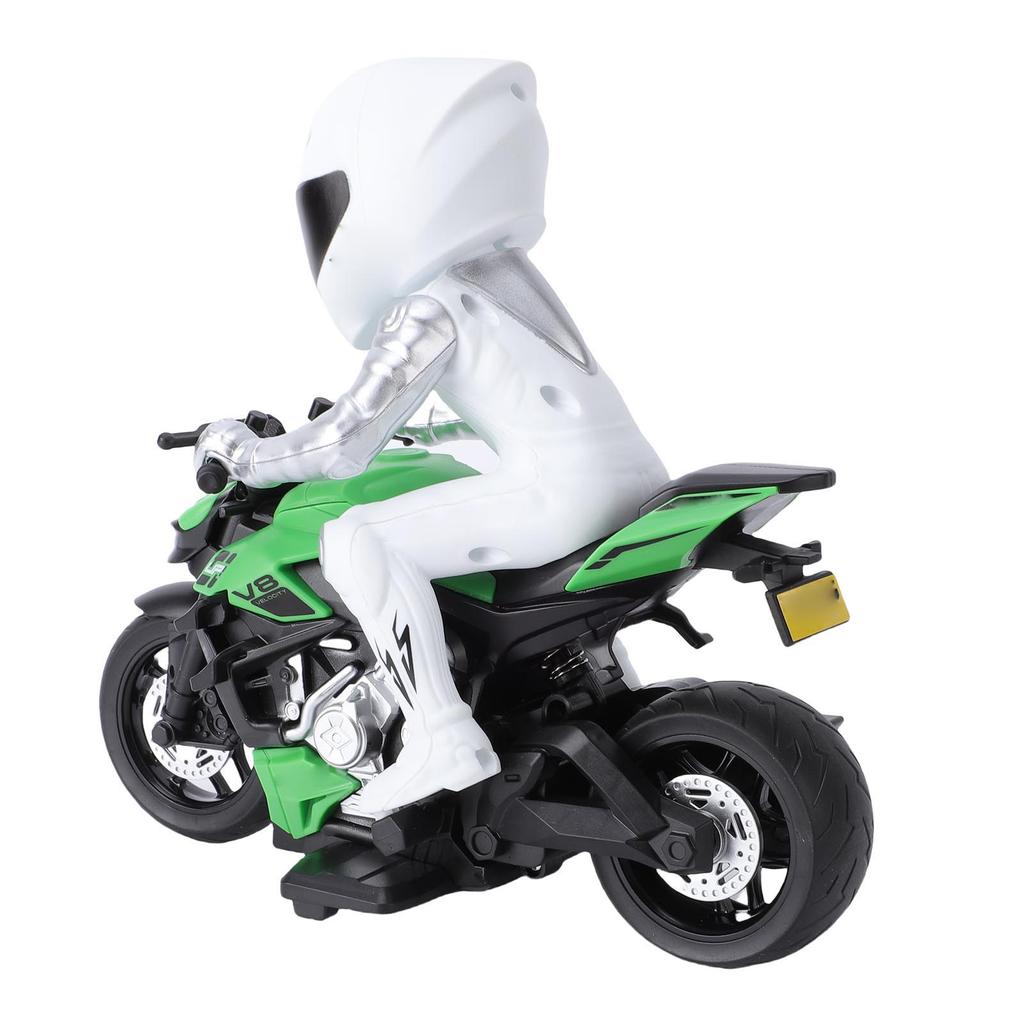 Remote Control Motorcycle High Speed RC Stunt Motorcycle with Lights for Gaming Competition
